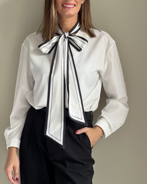 Camisa Blanca Maxi Lazada