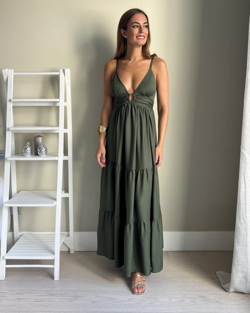 Vestido Verde Tirantes