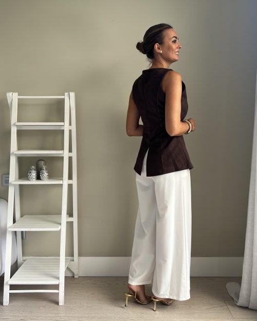 Chaleco Antelina Marrón - Imagen 5