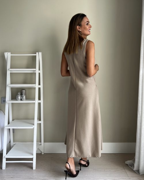 Vestido Kelly Beige - Imagen 6