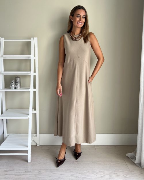 Vestido Kelly Beige - Imagen 2