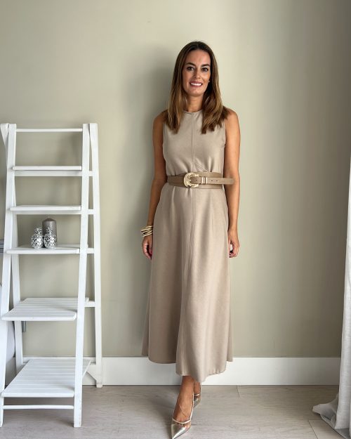Vestido Kelly Beige - Imagen 3
