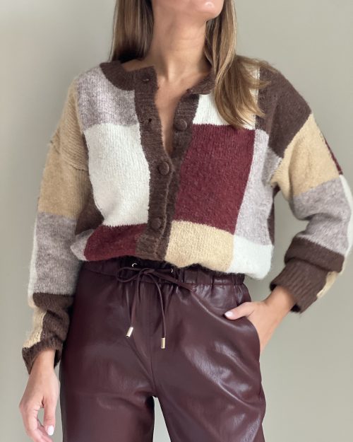 Chaqueta de Lana de Cuadros