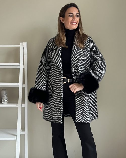 Abrigo Reversible Negro