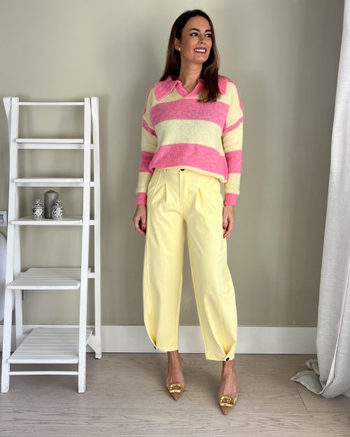 Pantalón Bombacho Amarillo