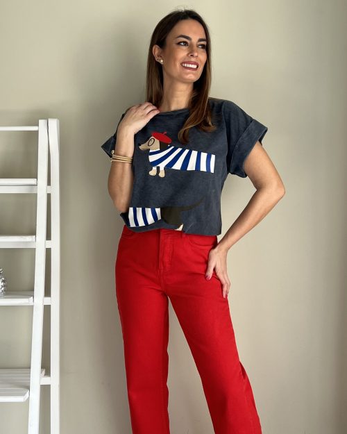 Camiseta Perro Parisino