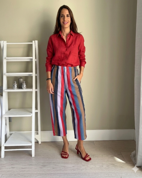 Pantalón Rayas Multicolor