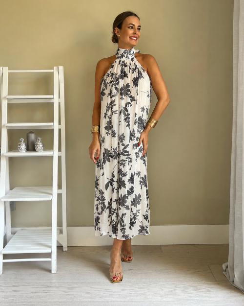 Vestido Floral Halter