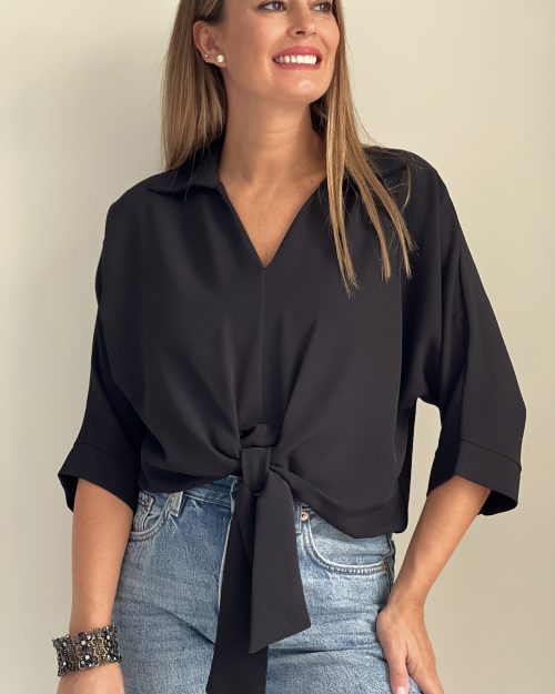 Blusa Lazo Negra